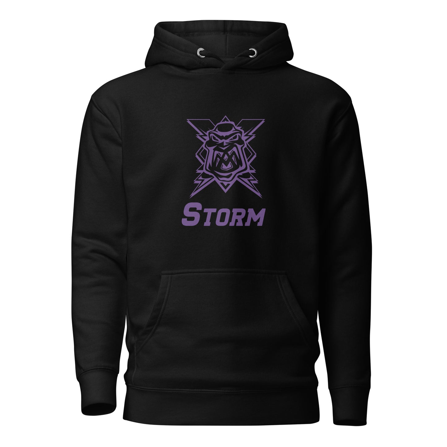 BF25 Purple Logo Black Hoodie