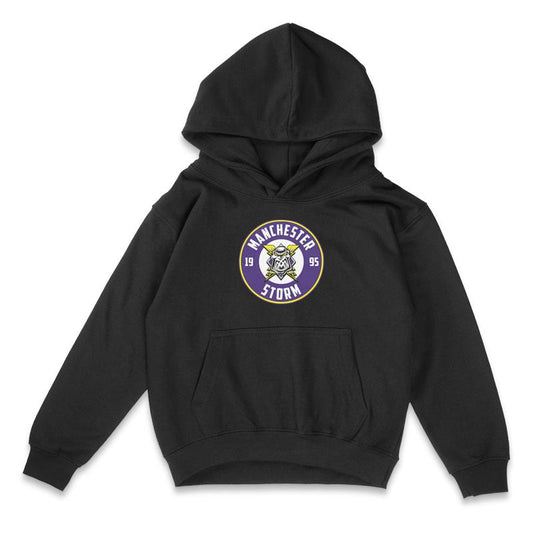 Kids Simple Logo Hoodie - Black