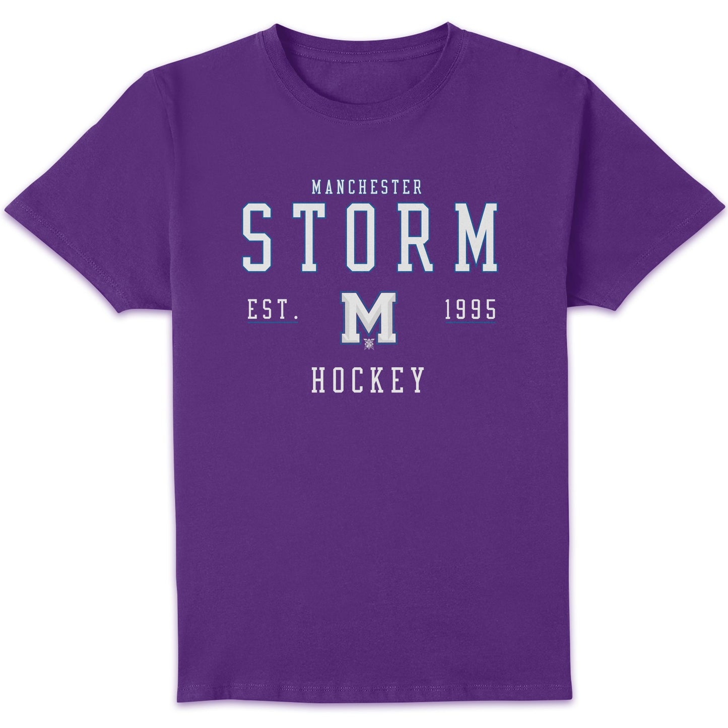 Storm Text T-Shirt - Purple