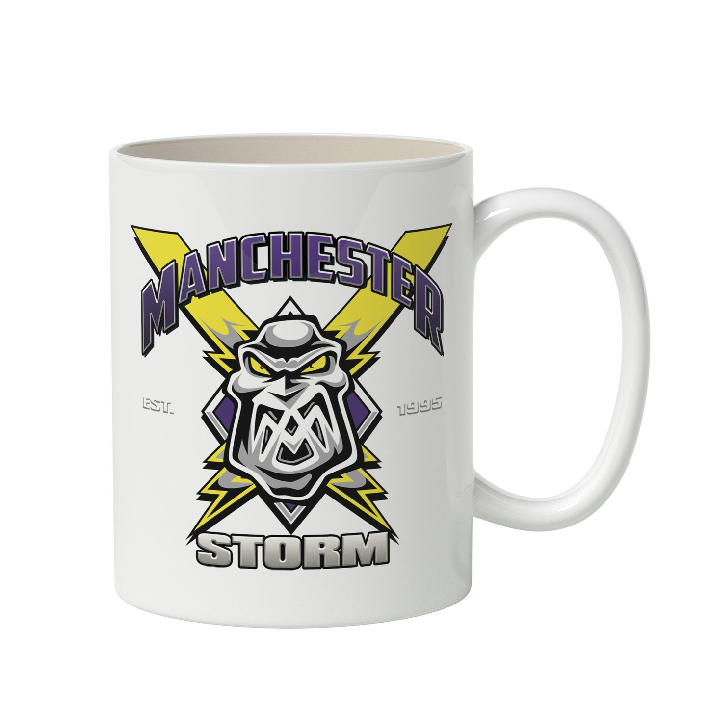 Retro Logo Mug - White