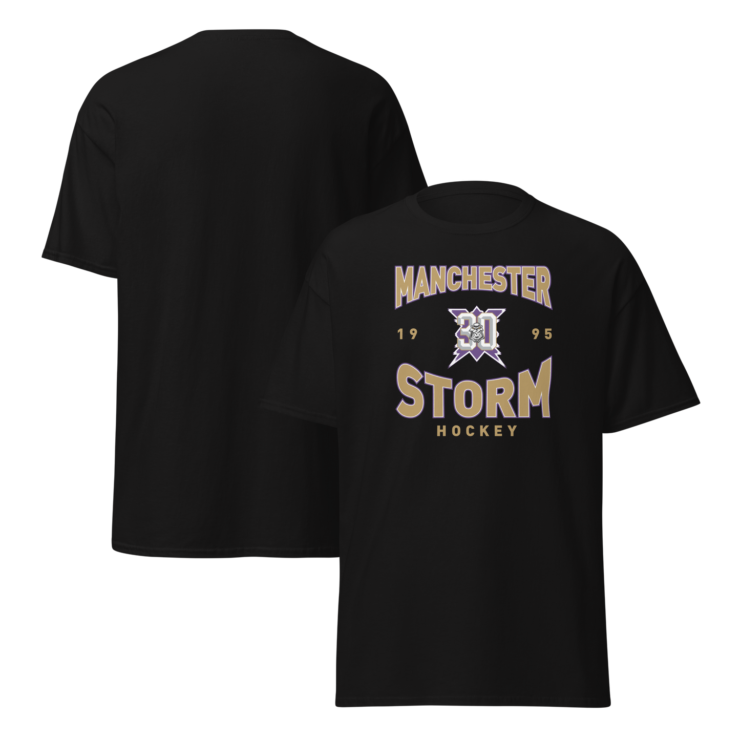 Hockey 1995 Round Black T-Shirt