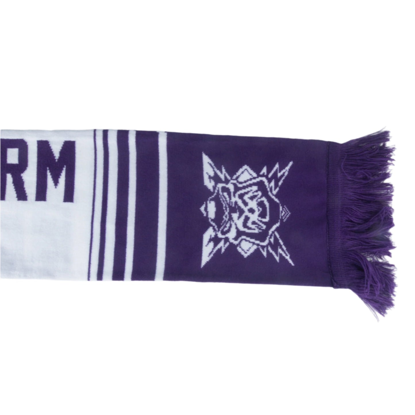 Classic Scarf - Purple/White