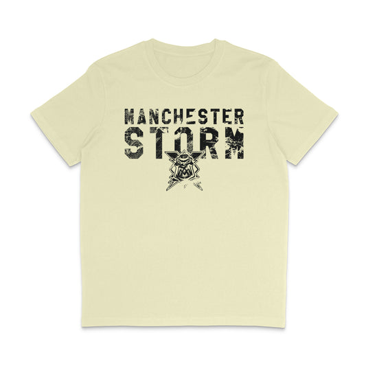 Storm Banner Distressed Cream T-Shirt