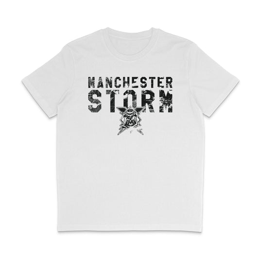 Storm Banner Distressed White T-Shirt