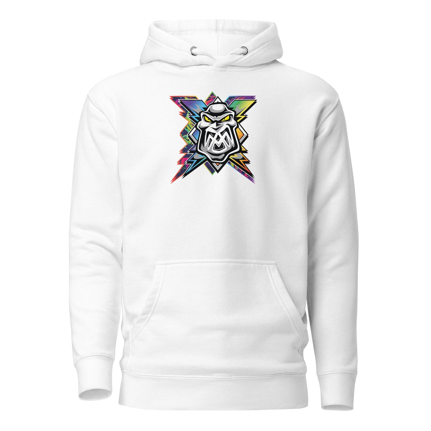Pride 2026 Logo White Hoodie