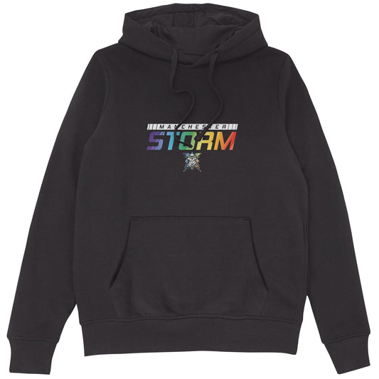 Pride 2025 Banner Black Hoodie