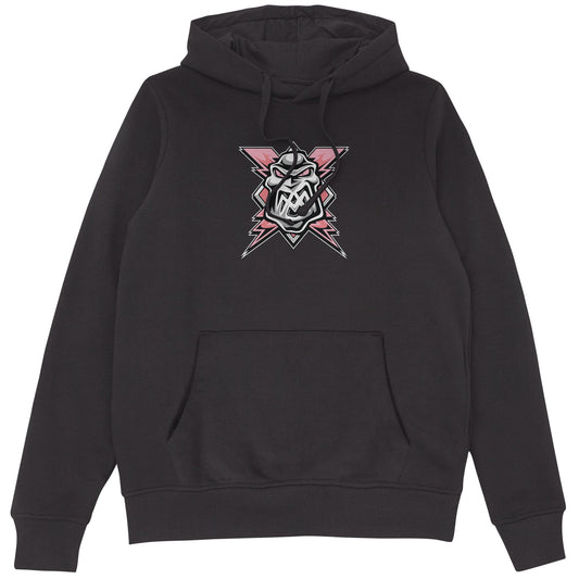 Valentine's Logo Black Hoodie