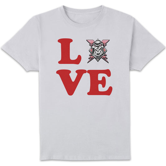 Valentine's Love Logo White T-Shirt