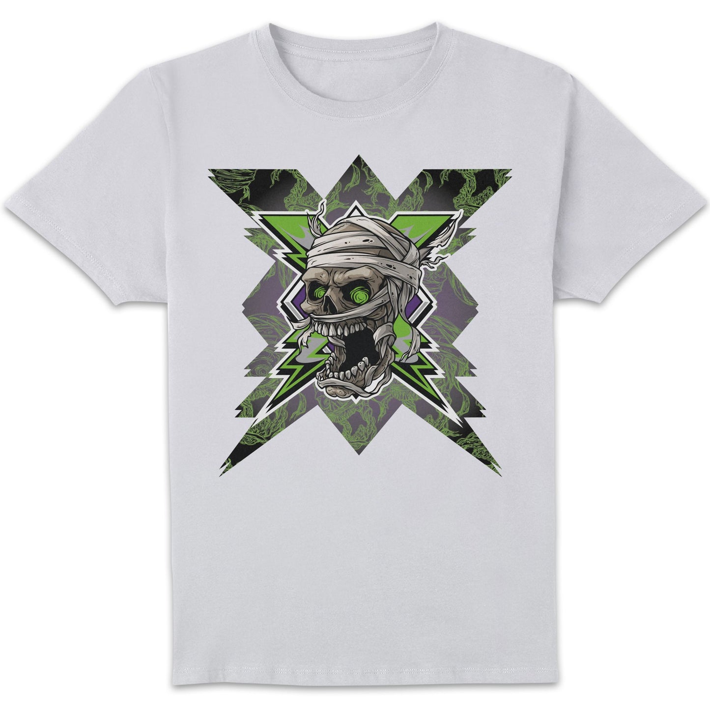 Framed Halloween Logo White T-Shirt