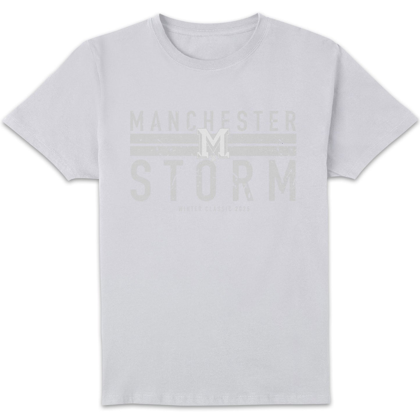 Manchester Storm Double Line T-Shirt - White