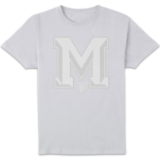 Storm Grey M Emblem T-Shirt - White