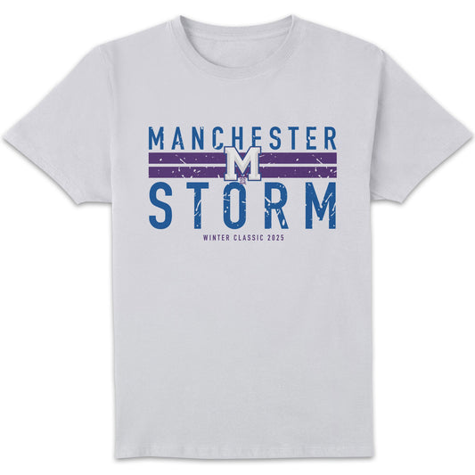 Manchester Storm Text Alternative T-Shirt - White