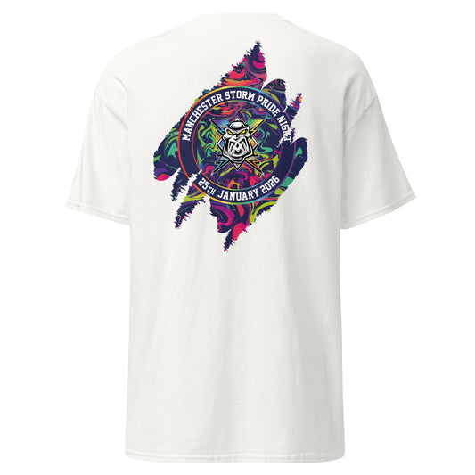 Pride 2026 Pocket Tear Logo White T-Shirt